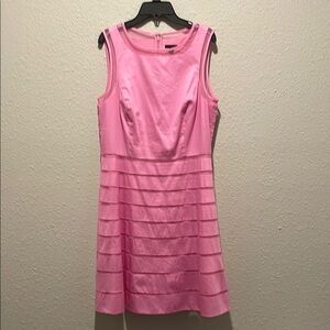 Ann Taylor Blush Sleeveless Mini Dress